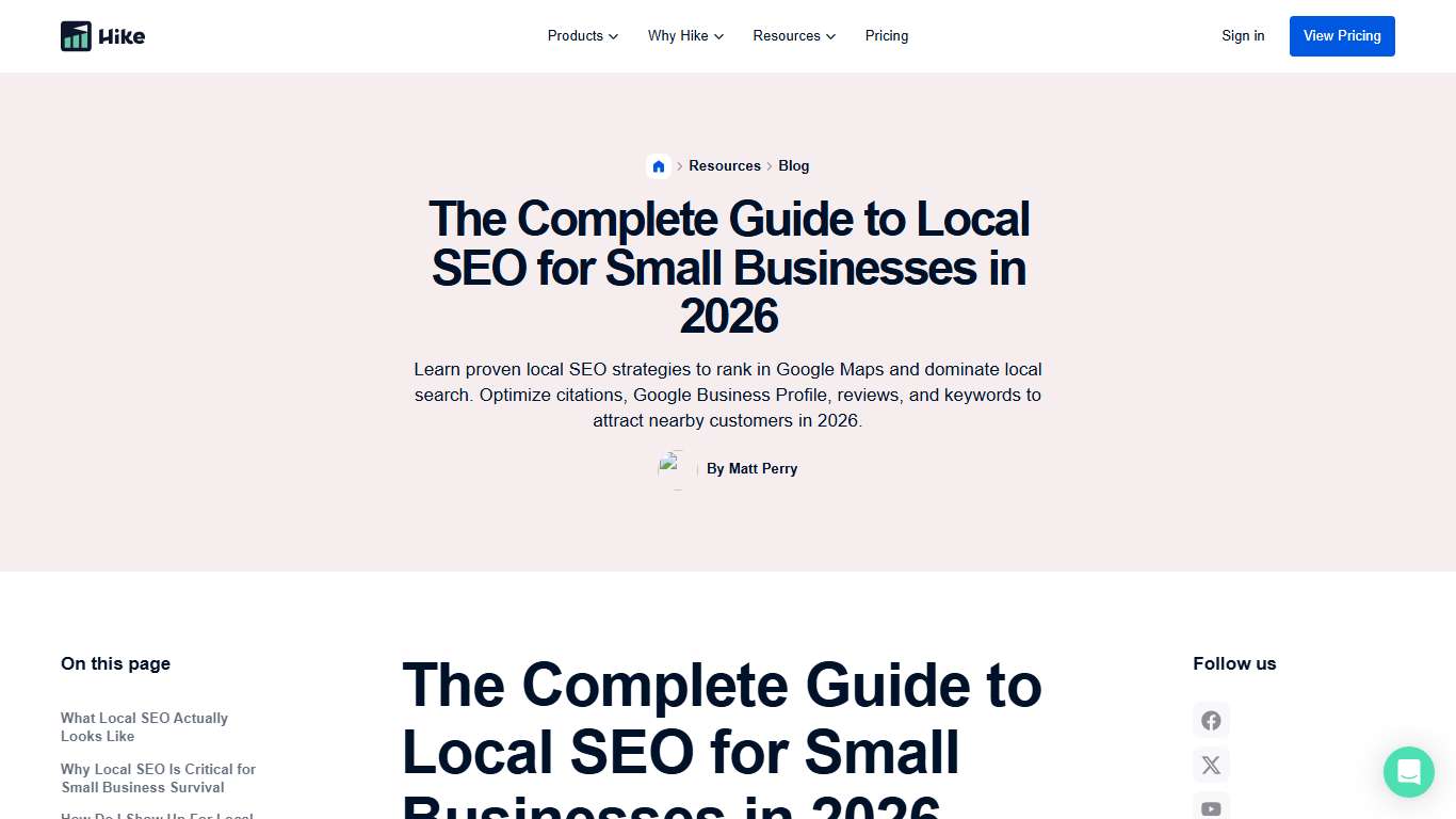 Local SEO for Small Businesses: Complete 2026 Guide